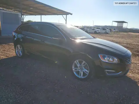 YV140MEK4F1244721 — 2015 Volvo V60, фото 4 с аукциона Copart, Задняя часть