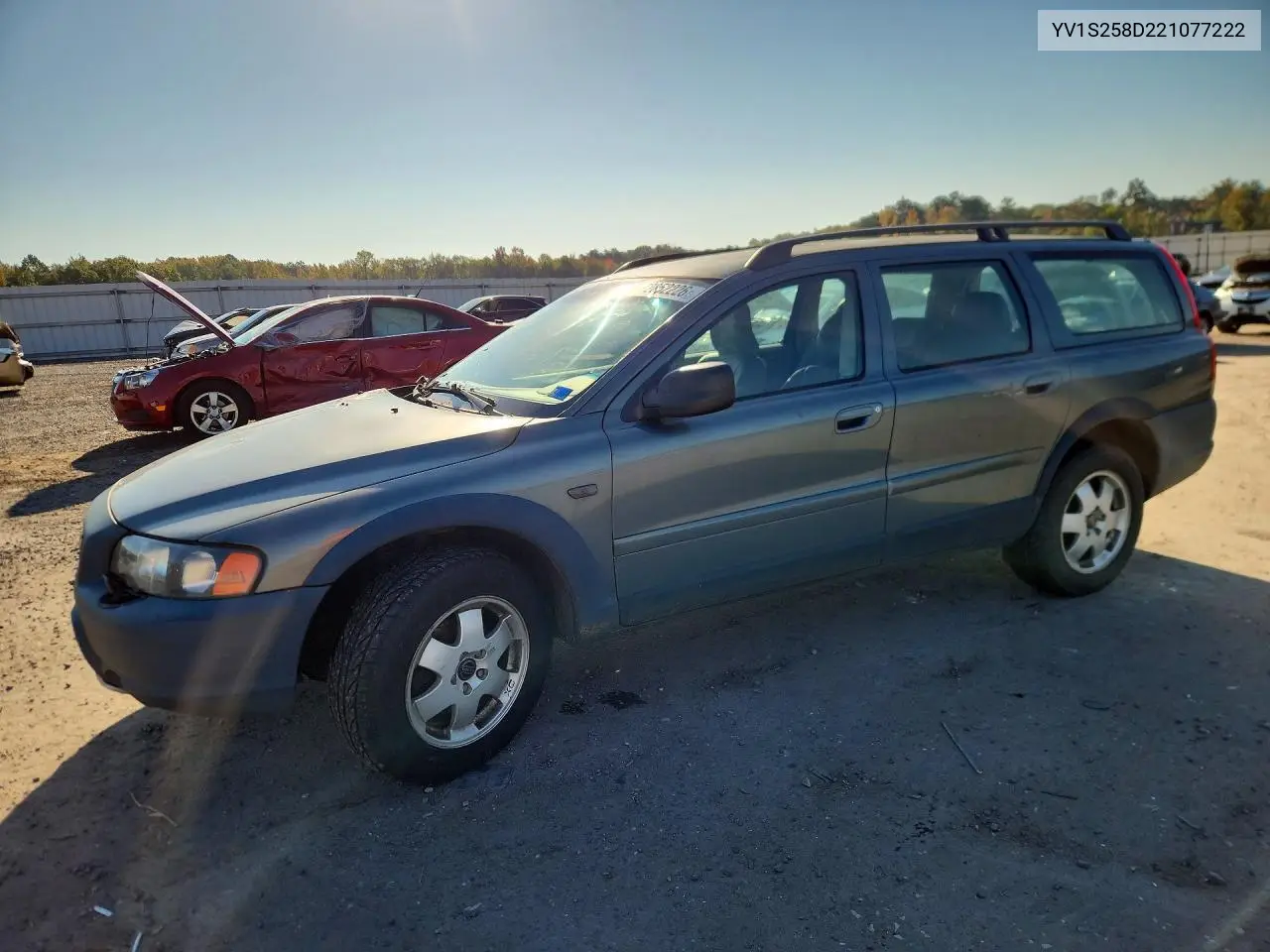 YV1S258D221077222 Volvo V70 2002 — повреждение Передняя часть, фото до ремонта