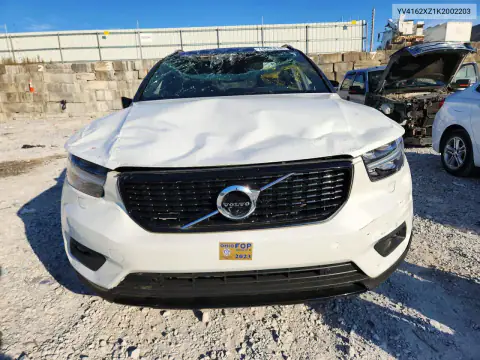 YV4162XZ1K2002203 — 2019 Volvo XC40, фото 5 с аукциона Copart, Верхняя часть / Крыша