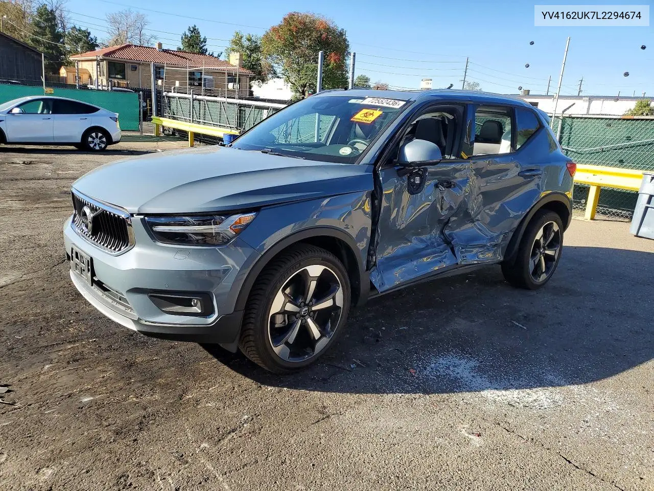 2020 Volvo Xc40 T5 Momentum VIN YV4162UK7L2294674 фото 1