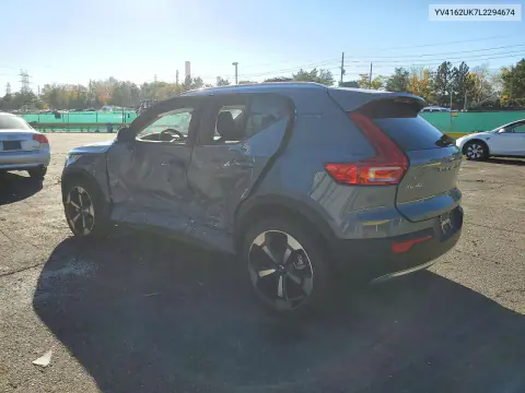 2020 Volvo Xc40 T5 Momentum VIN YV4162UK7L2294674 фото 2