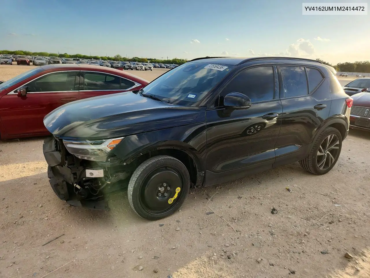 YV4162UM1M2414472 Volvo XC40 2021 — повреждение Передняя часть, фото до ремонта