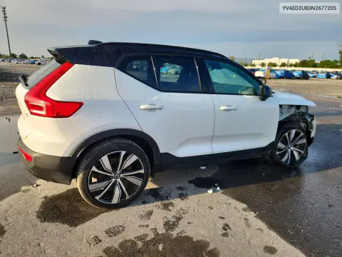 2022 Volvo Xc40 P8 Recharge Ultimate VIN YV4ED3UB3N2677205 фото 3