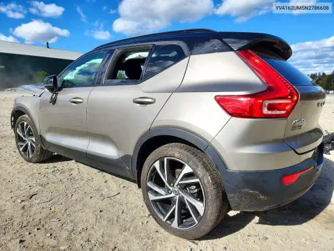 2022 Volvo Xc40 T5 R-Design VIN YV4162UM5N2786608 фото 2