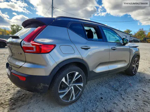 2022 Volvo Xc40 T5 R-Design VIN YV4162UM5N2786608 фото 3