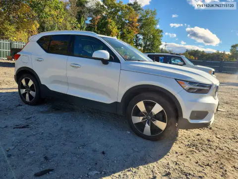 2022 Volvo Xc40 T5 Momentum VIN YV4162UK7N2715120 фото 4