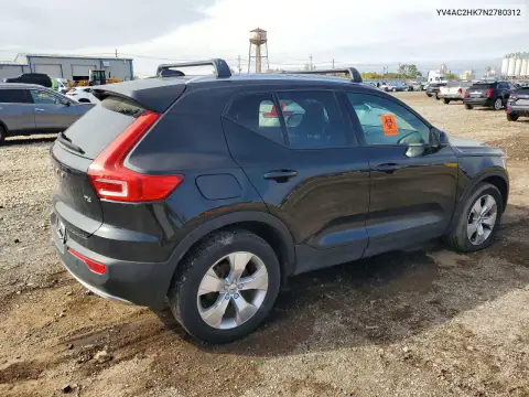 YV4AC2HK7N2780312 — 2022 Volvo XC40, фото 3 с аукциона Copart, Мелкие вмятины и царапины