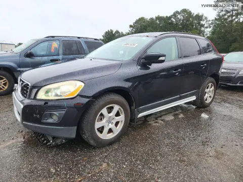 YV4982DL3A2087413 — 2010 Volvo XC60, Передняя часть, фото до ремонта