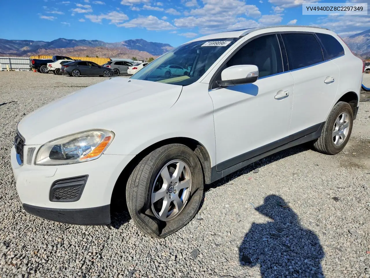 2012 Volvo Xc60 3.2 VIN YV4940DZ8C2297349 фото 1