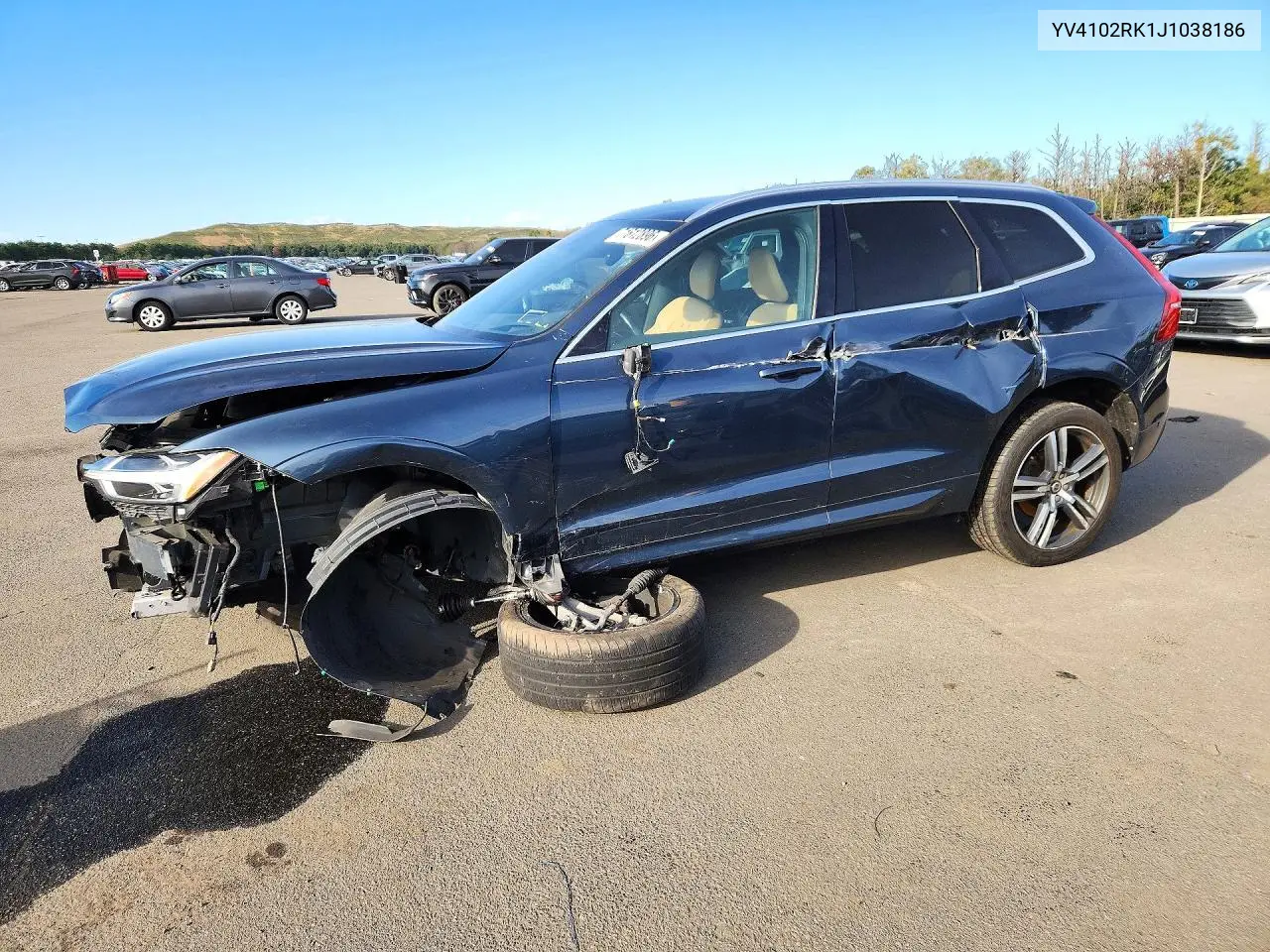 2018 Volvo Xc60 T5 Momentum VIN YV4102RK1J1038186 фото 1