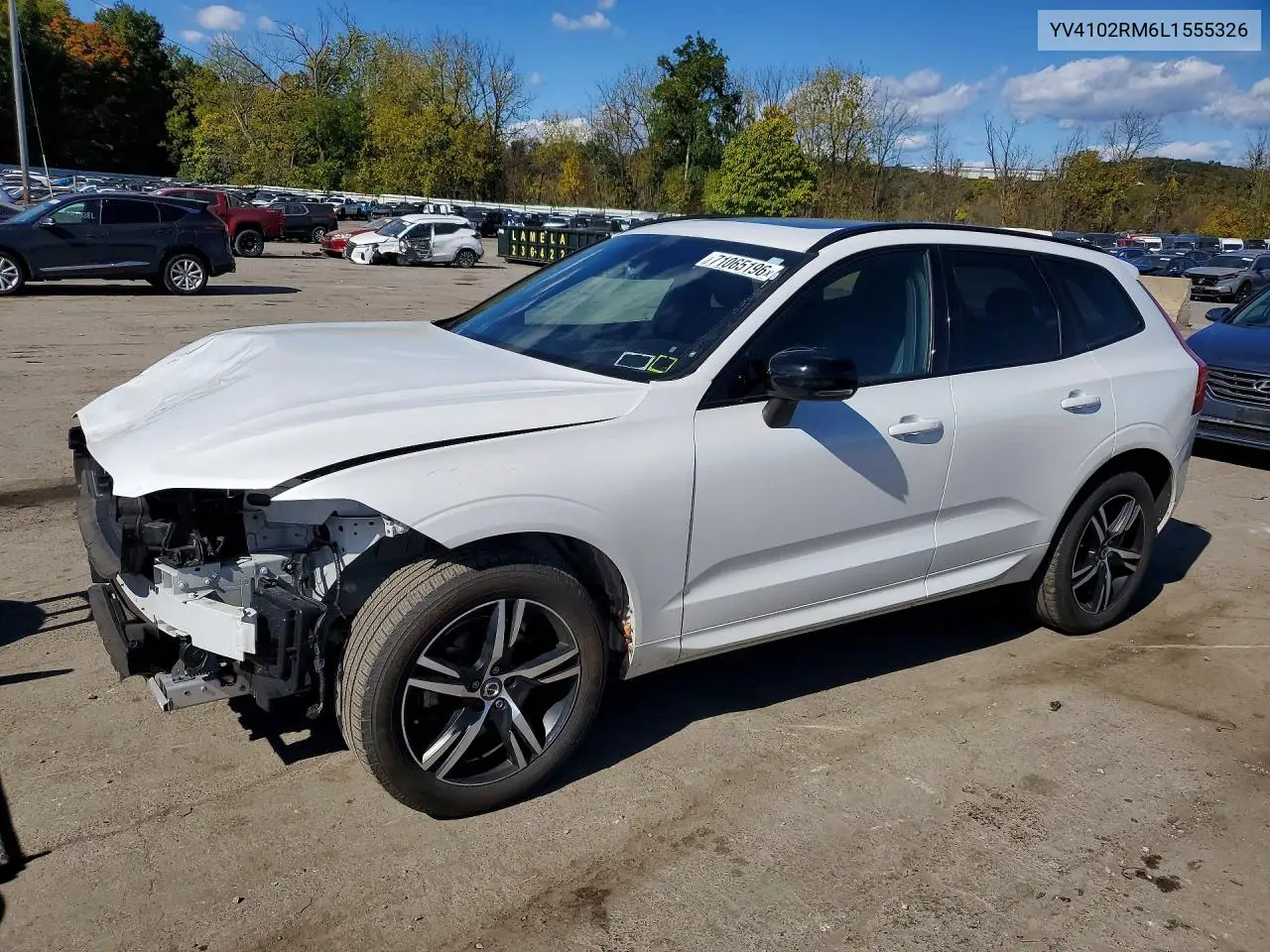 2020 Volvo Xc60 T5 R-Design VIN YV4102RM6L1555326 фото 1