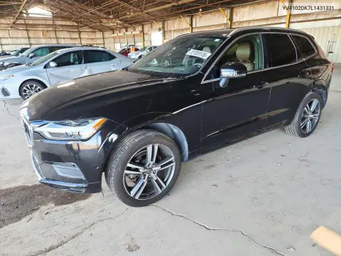 YV4102DK7L1431331 — 2020 Volvo XC60, Передняя часть, фото до ремонта
