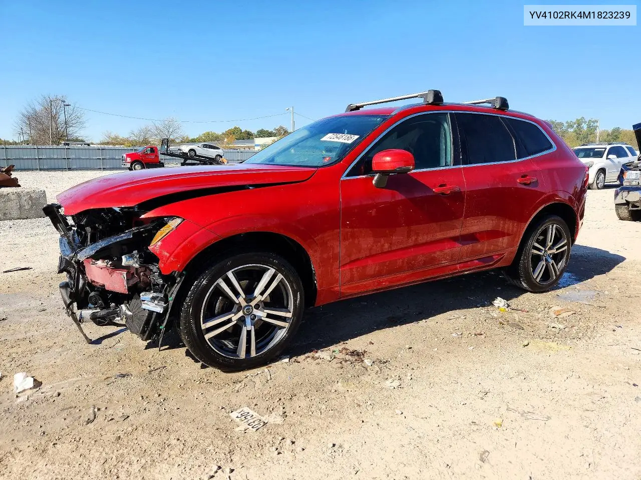 2021 Volvo Xc60 T5 Momentum VIN YV4102RK4M1823239 фото 1