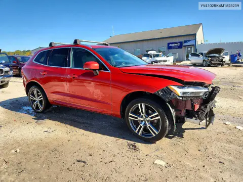 2021 Volvo Xc60 T5 Momentum VIN YV4102RK4M1823239 фото 4