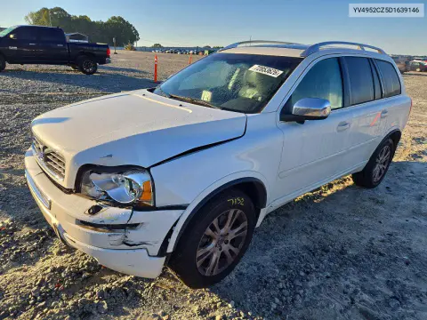 YV4952CZ5D1639146 — 2013 Volvo XC90, Передняя часть, фото до ремонта