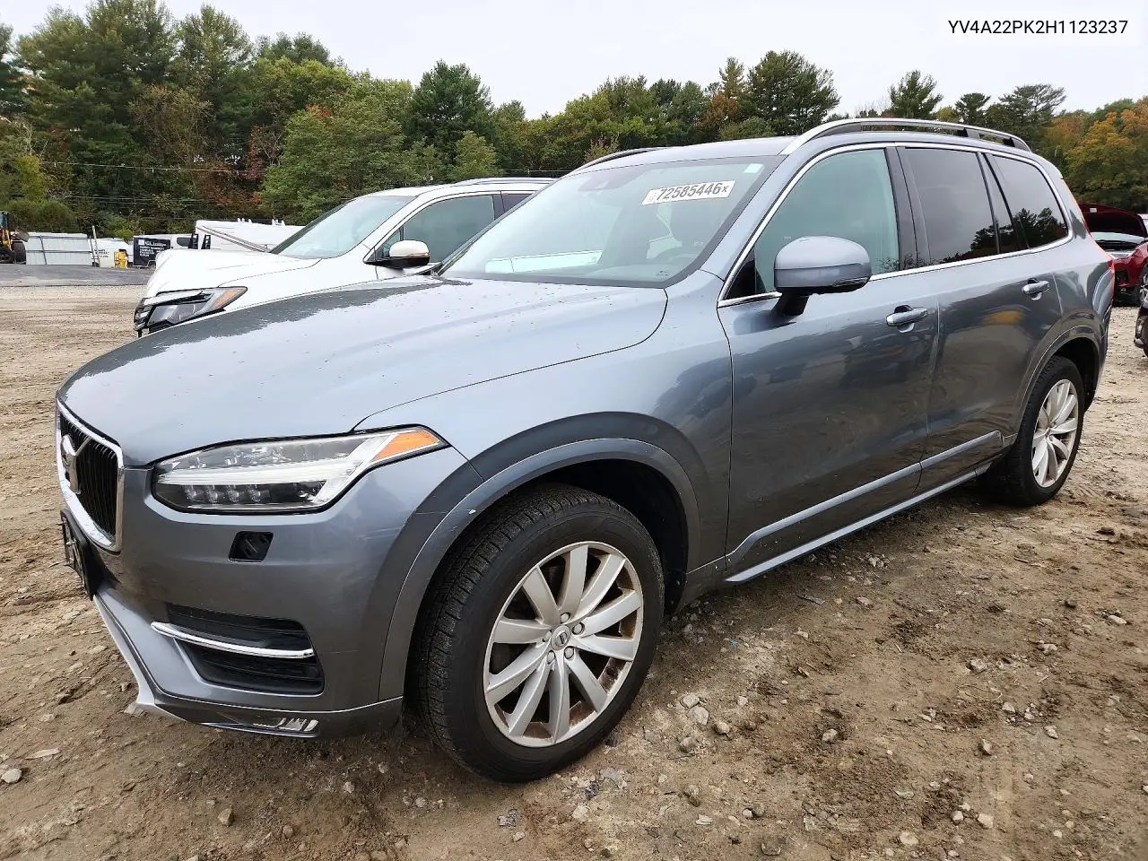 YV4A22PK2H1123237 Volvo XC90 2017 — повреждение Подтопление, фото до ремонта