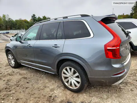 YV4A22PK2H1123237 — 2017 Volvo XC90, фото 2 с аукциона Copart, Подтопление