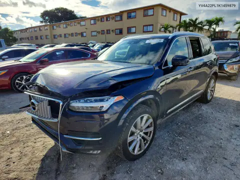 YV4A22PL1K1459879 — 2019 Volvo XC90, Передняя часть, фото до ремонта