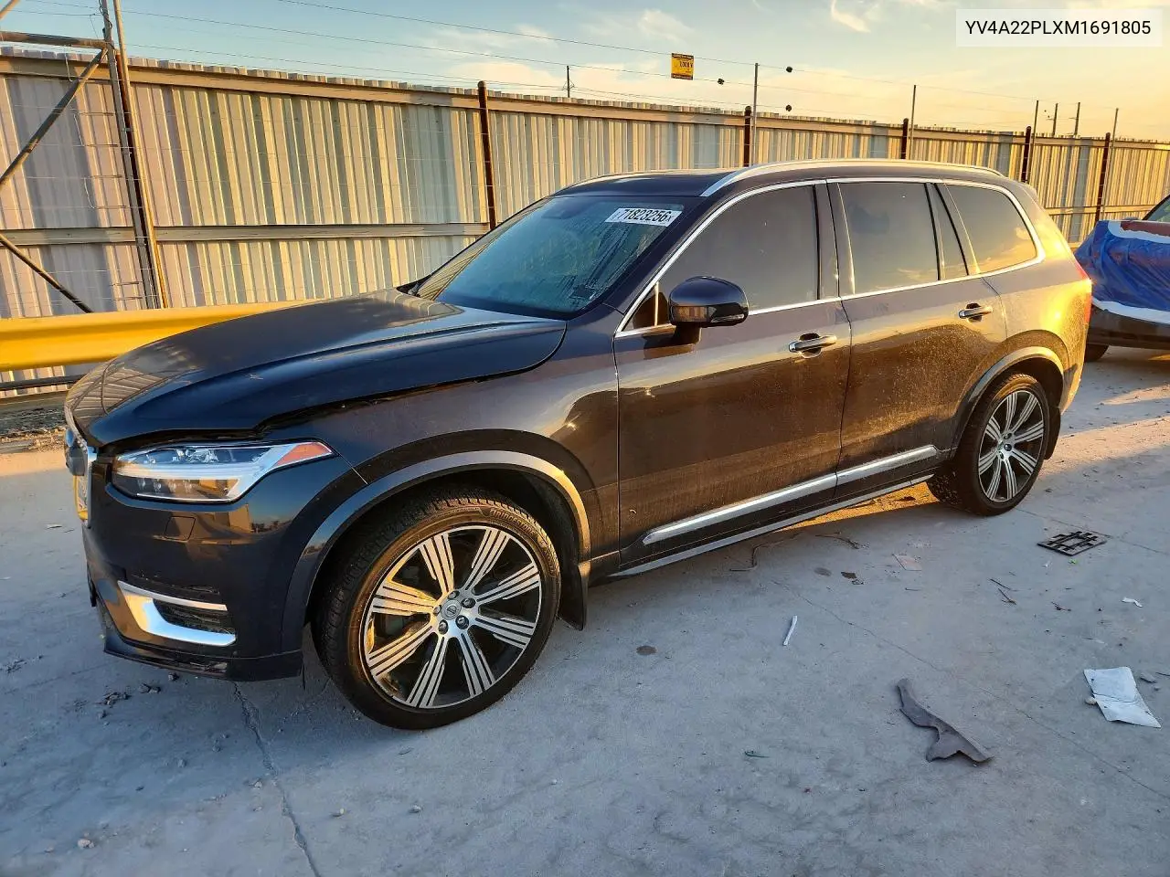 2021 Volvo Xc90 T6 Inscription VIN YV4A22PLXM1691805 фото 1
