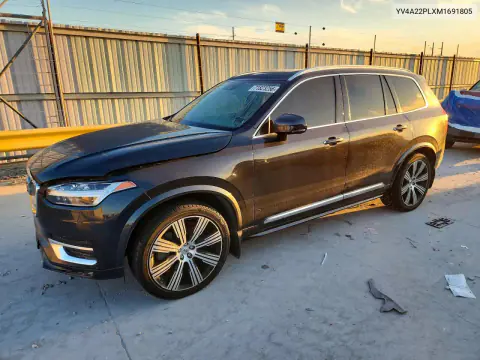 YV4A22PLXM1691805 — 2021 Volvo XC90, Подтопление, фото до ремонта