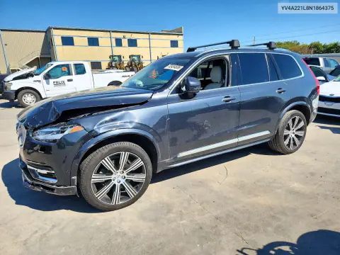 2022 Volvo Xc90 T6 Inscription VIN YV4A221L8N1864375 фото 1
