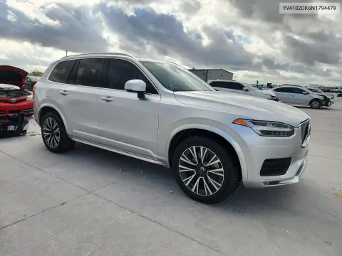 YV4102CK6N1794479 — 2022 Volvo XC90, фото 4 с аукциона Copart, Задняя часть