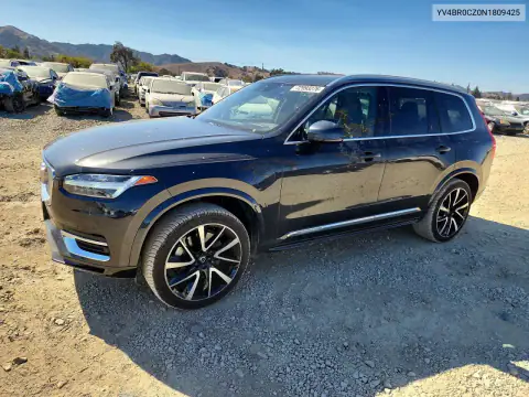 YV4BR0CZ0N1809425 — 2022 Volvo XC90, Сторона, фото до ремонта