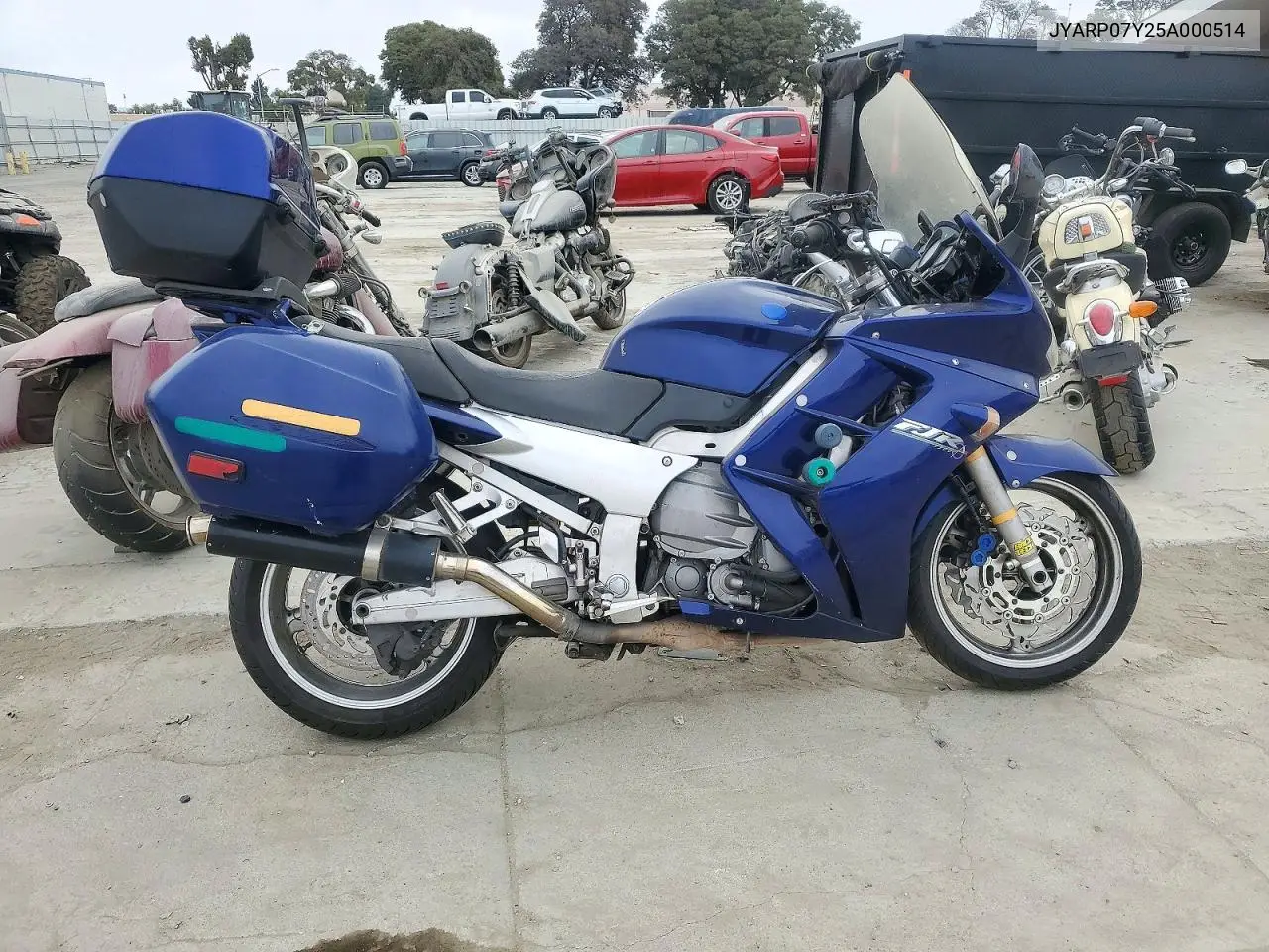 2005 Yamaha Fjr1300 VIN JYARP07Y25A000514 фото 1
