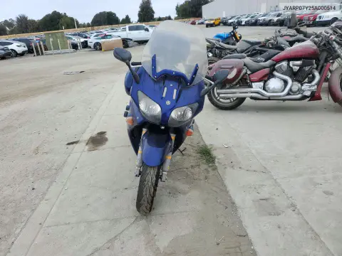 2005 Yamaha Fjr1300 VIN JYARP07Y25A000514 фото 2
