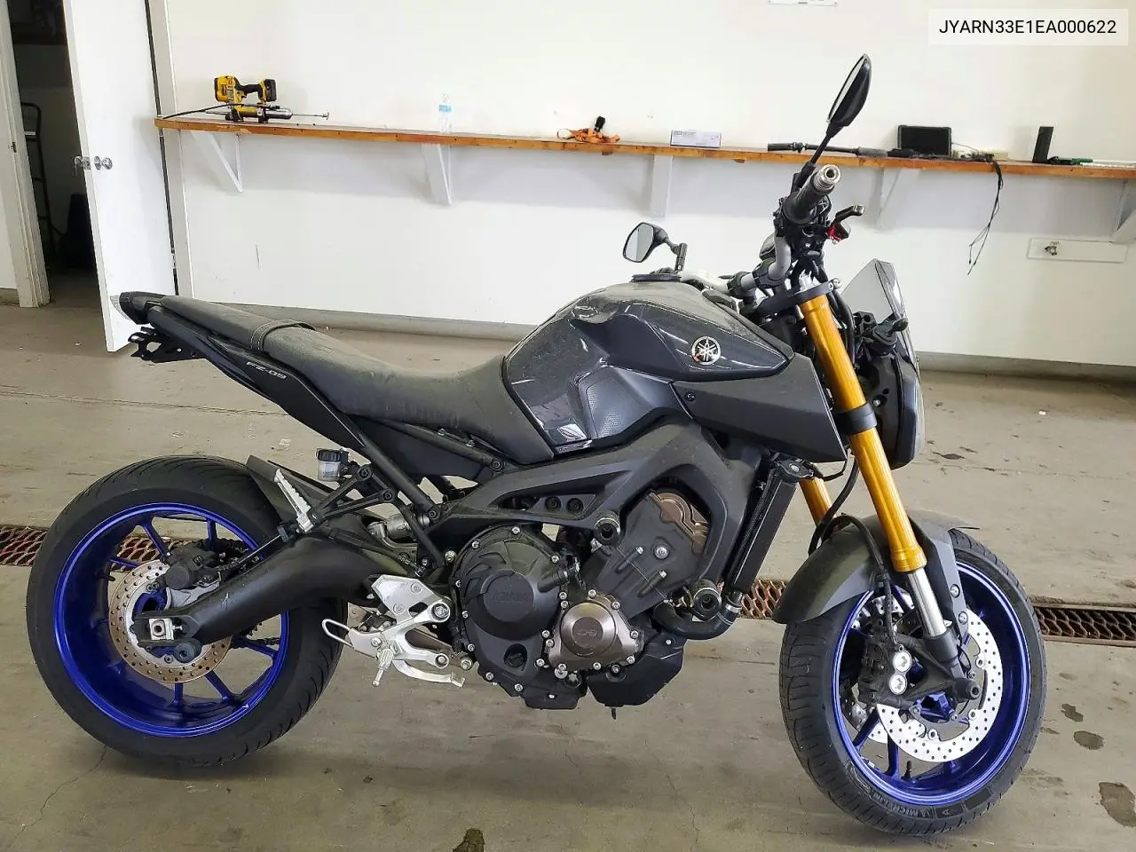JYARN33E1EA000622 Yamaha Fz 2014 — повреждение Передняя часть, фото до ремонта