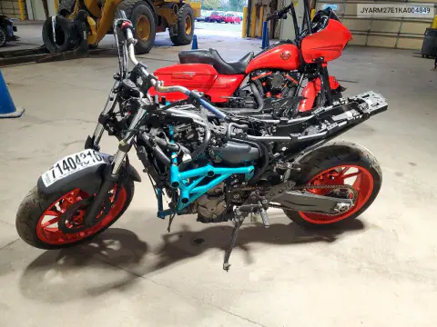 2019 Yamaha Mt07 VIN JYARM27E1KA004849 фото 3