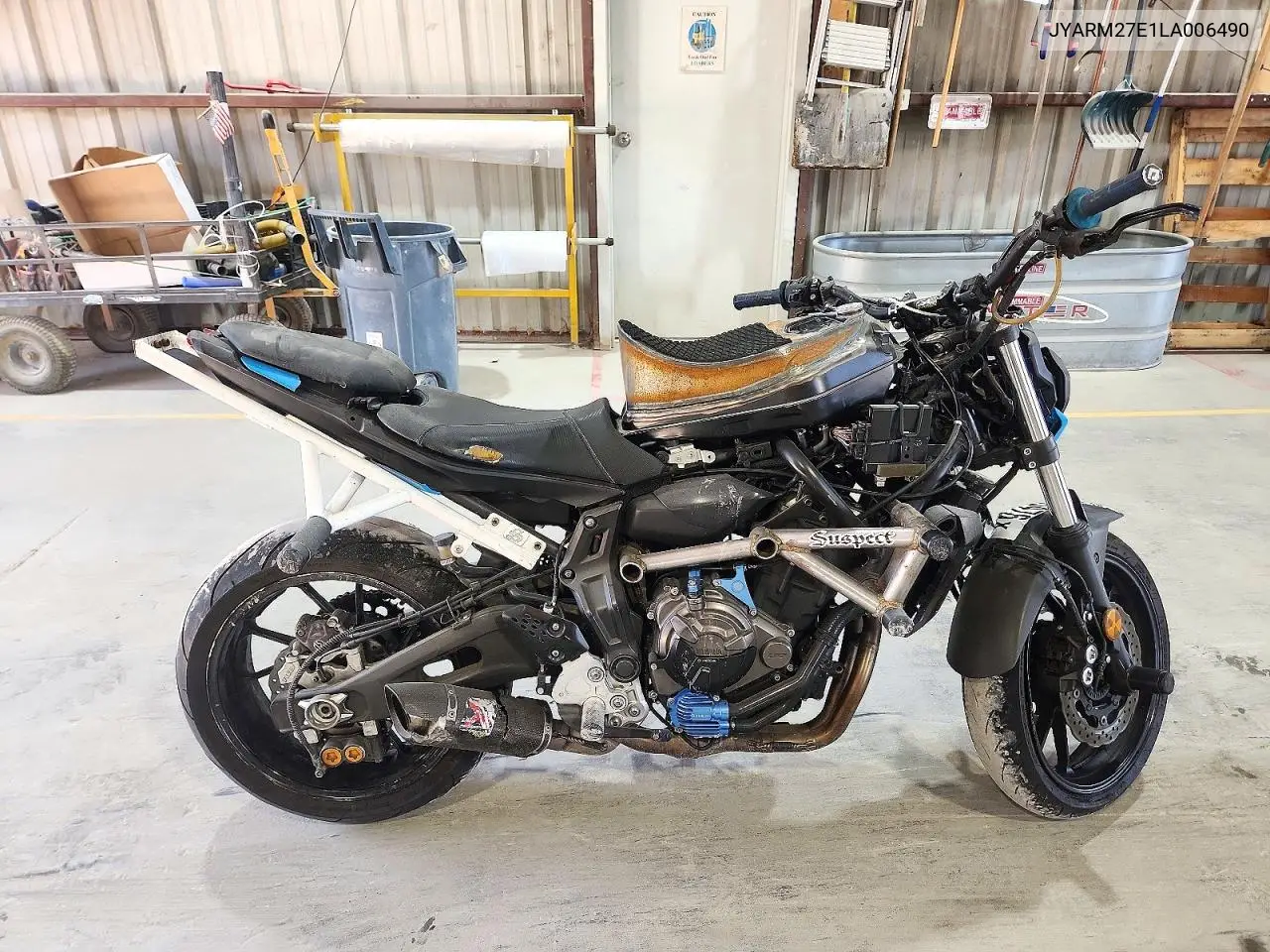 2020 Yamaha Mt07 VIN JYARM27E1LA006490 фото 1