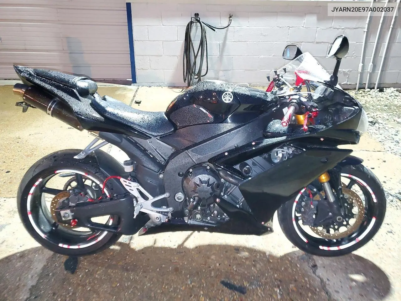 2007 Yamaha Yzfr1 VIN JYARN20E97A002037 фото 1
