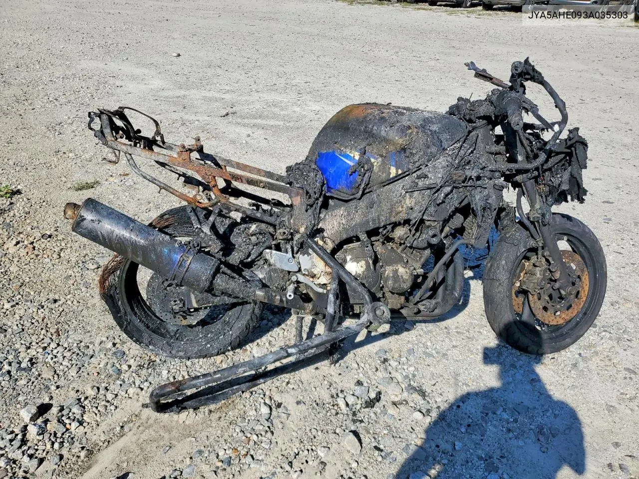 2003 Yamaha Yzf600 R VIN JYA5AHE093A035303 фото 1