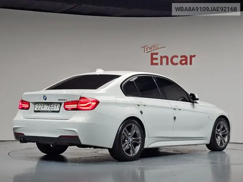 3 Series (F30) 320I M Sports VIN WBA8A9109JAE92168 фото 1