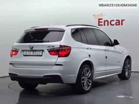X3 (F25) xDrive 20D M Aerodynamics VIN WBAWZ510XH0M34348 фото 2