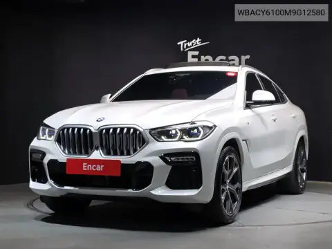 WBACY6100M9G12580 — 2021 BMW X6, фото до ремонта