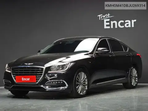 KMHGM41DBJU269314 — 2018 Genesis G80, фото до ремонта