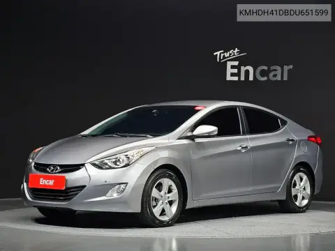KMHDH41DBDU651599 — 2012 Hyundai Elantra, фото до ремонта
