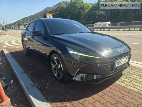KMHLM41ABMU149513 — 2021 Hyundai Elantra, фото до ремонта