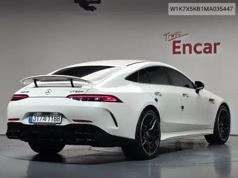 W1K7X5KB1MA035447 — 2021 Mercedes AMG GT, фото до ремонта
