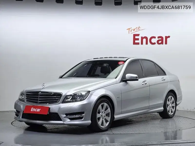 C-Class W204 C200 Cgi VIN WDDGF4JBXCA681759 фото 1