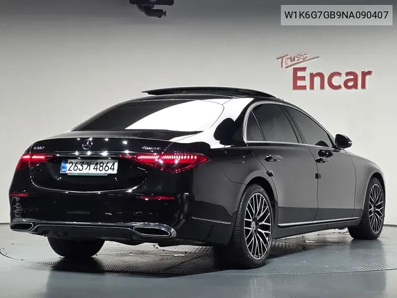S-Class W223 S580L 4Matic VIN W1K6G7GB9NA090407 фото 1