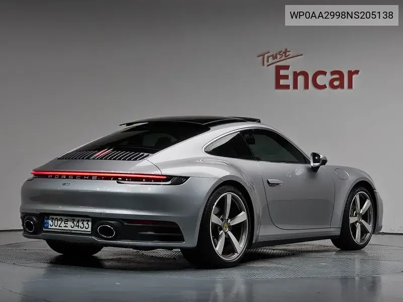 911 (992) Carrera 4 VIN WP0AA2998NS205138 фото 1