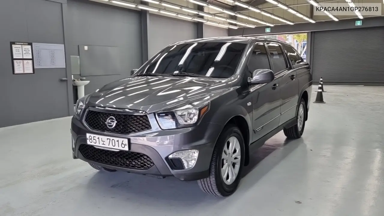 Korando Sports Cx7 4Wd Club VIN KPACA4AN1GP276813 фото 1