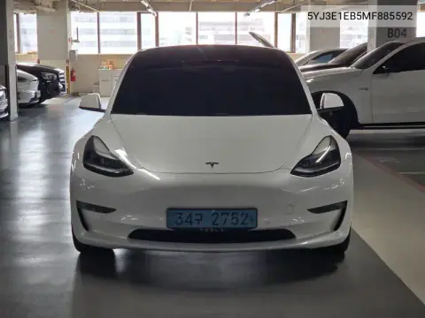 5YJ3E1EB5MF885592 — 2021 Tesla Model 3, фото до ремонта