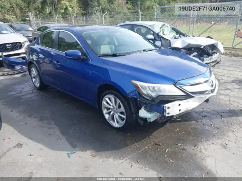 19UDE2F71GA006740 — 2016 Acura ILX, Передняя часть, фото до ремонта