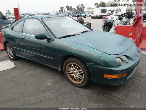 2000 Acura Integra Ls VIN JH4DC4450YS002559 фото 2