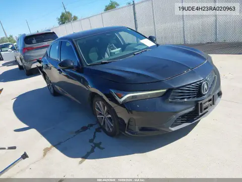 19UDE4H23RA020963 — 2024 Acura Integra, Сзади, фото до ремонта
