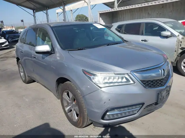 5FRYD3H28GB014298 — 2016 Acura MDX Acurawatch Plus Package, Задняя часть (Rear), фото до ремонта